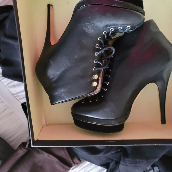 Ann Taylor Aixa lace up boots - Picture 7 of 8